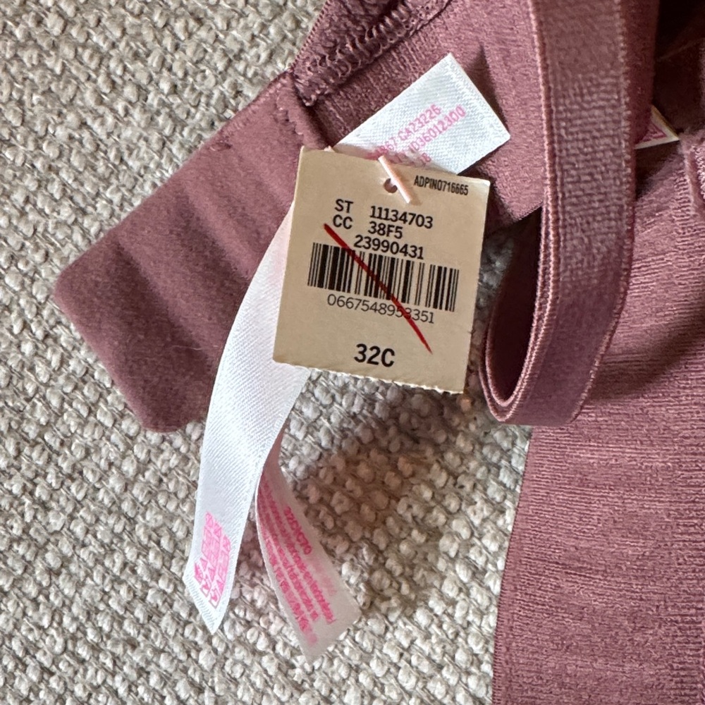 PINK Victoria's Secret Mauve Bra